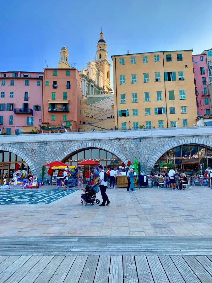 Les Glycines Lägenhet Menton Exteriör bild