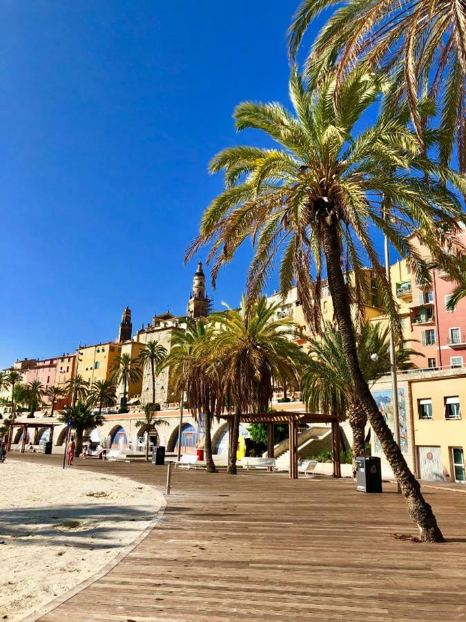 Les Glycines Lägenhet Menton Exteriör bild