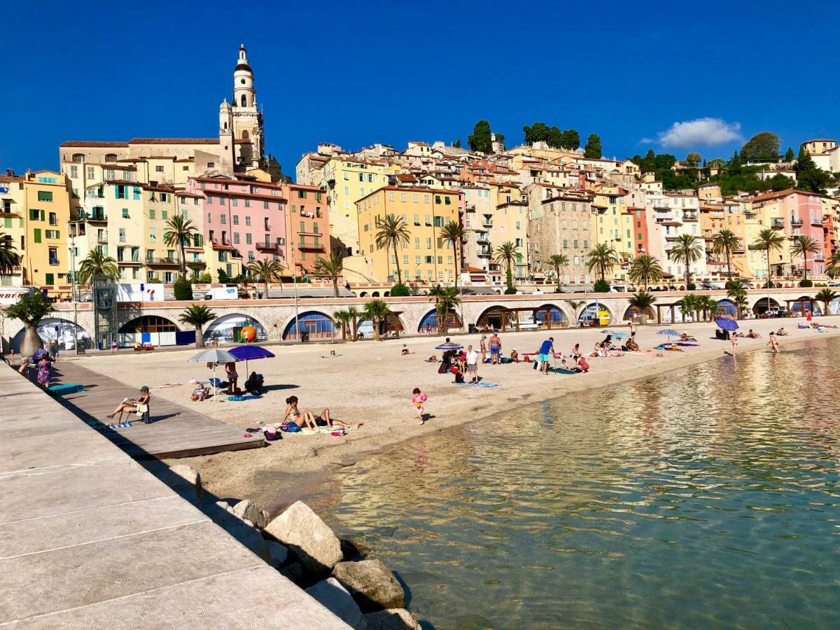 Les Glycines Lägenhet Menton Exteriör bild