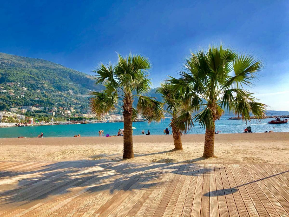 Les Glycines Lägenhet Menton Exteriör bild